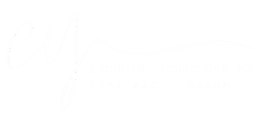 Courtney Younglove MD logo white